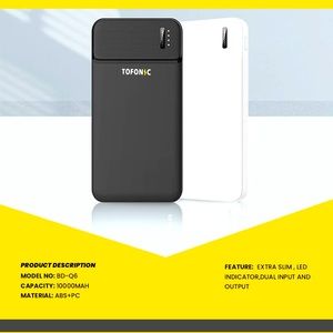 Tofonic High Speed 10000 mAh Power Bank for all